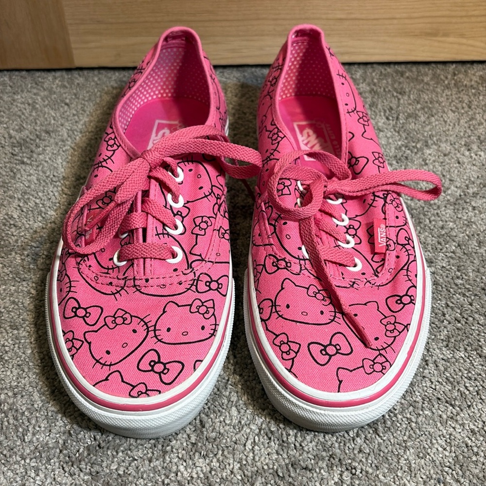 Vans Pink Hello Kitty Lace-Up Shoes